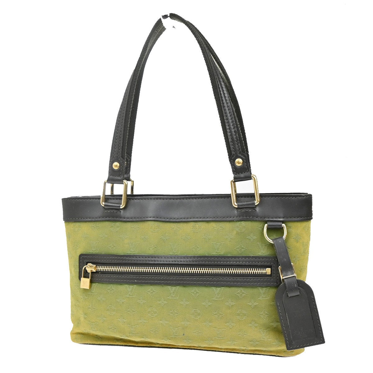 LOUIS VUITTON Lucille PM Shoulder Bag Monogram Mini Canvas Khaki M92682 62YH225