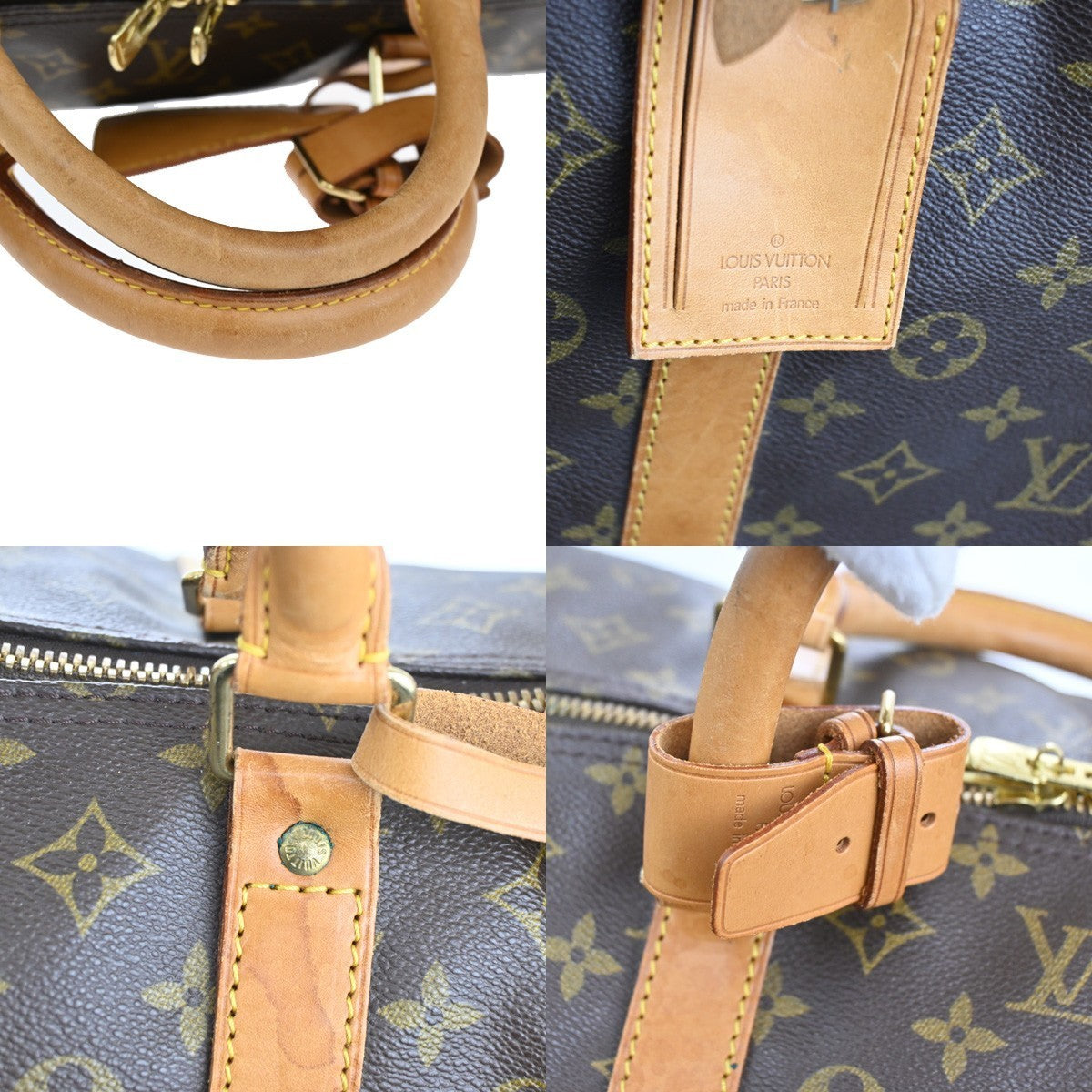 LOUIS VUITTON Keepall Bandouliere 60 2Way Hand Bag Monogram Brown M41412 14TA335