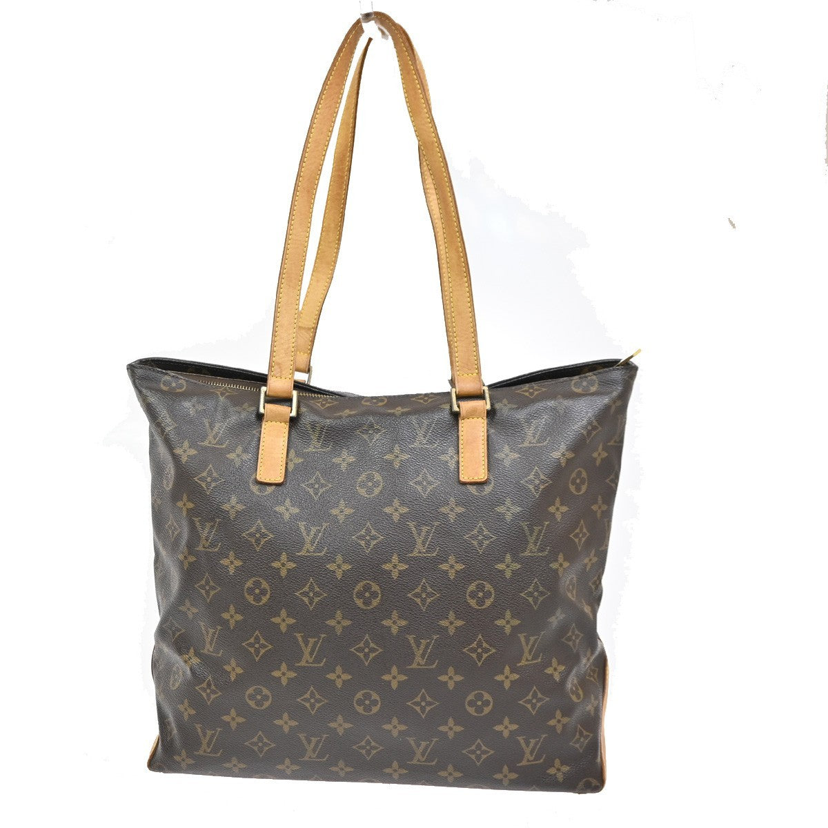 LOUIS VUITTON Cabas Mezzo Shoulder Bag Monogram Leather Brown M51151 85KC239