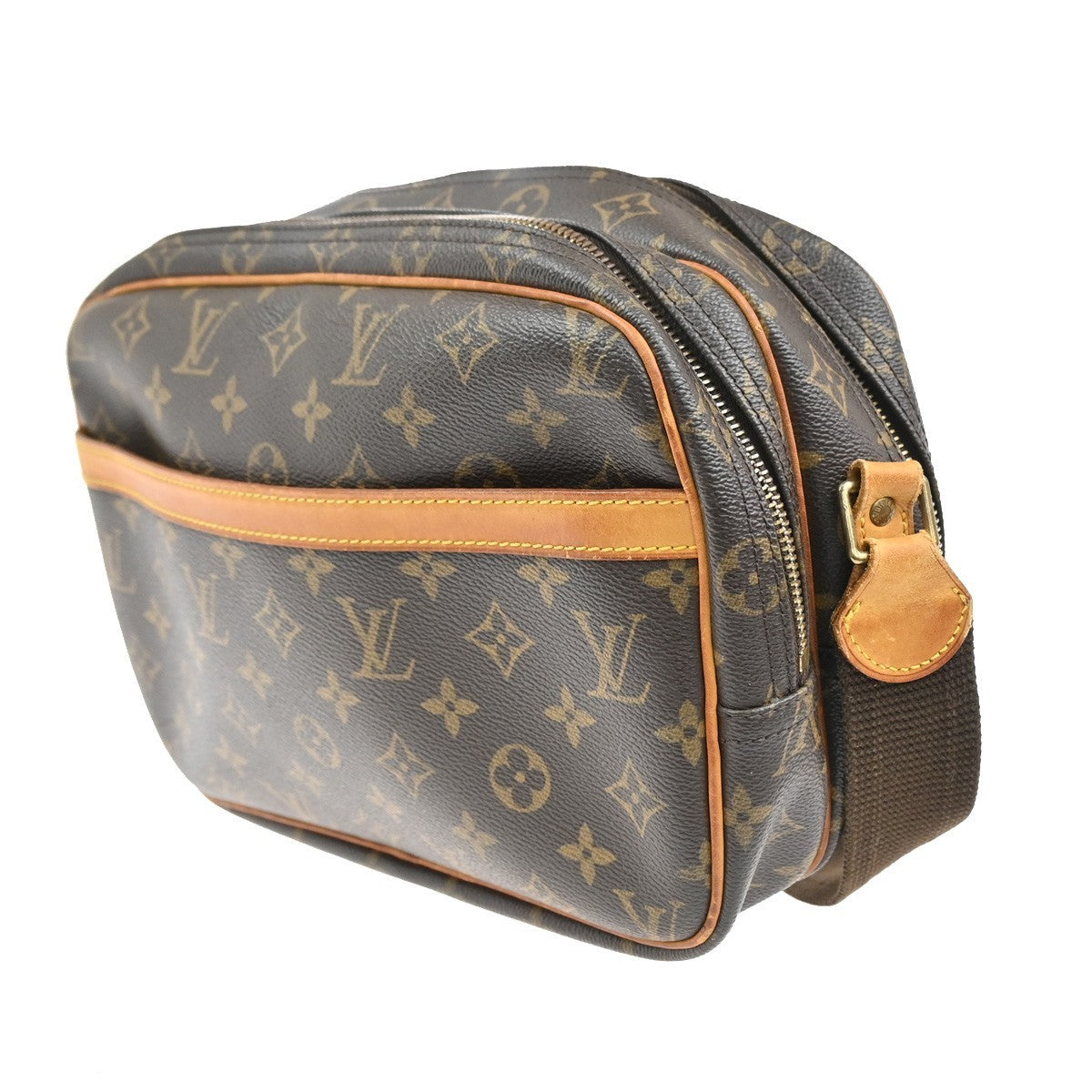 LOUIS VUITTON Reporter PM Crossbody Shoulder Bag Monogram Leather M45254 81MA044