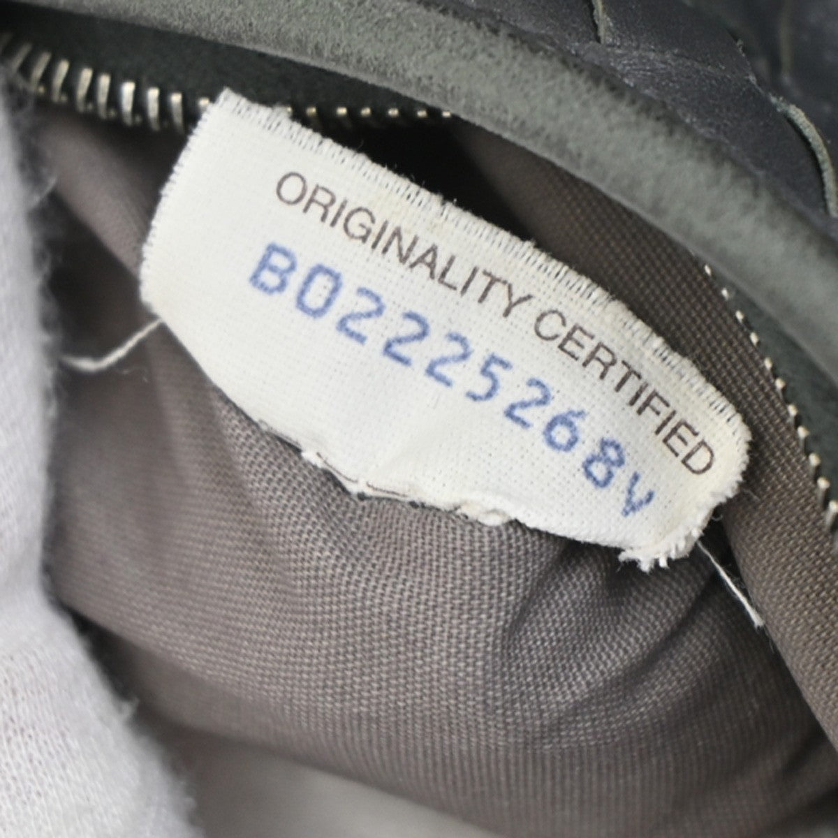 BOTTEGA VENETA Intrecciato Hand Bag Business Bag Leather Gray Italy 31KA816