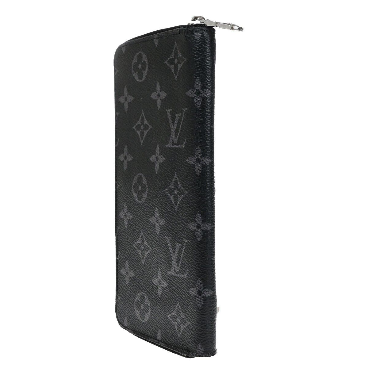 LOUIS VUITTON Zippy Wallet Vertical Monogram Eclipse Leather BK M62295 30EB841