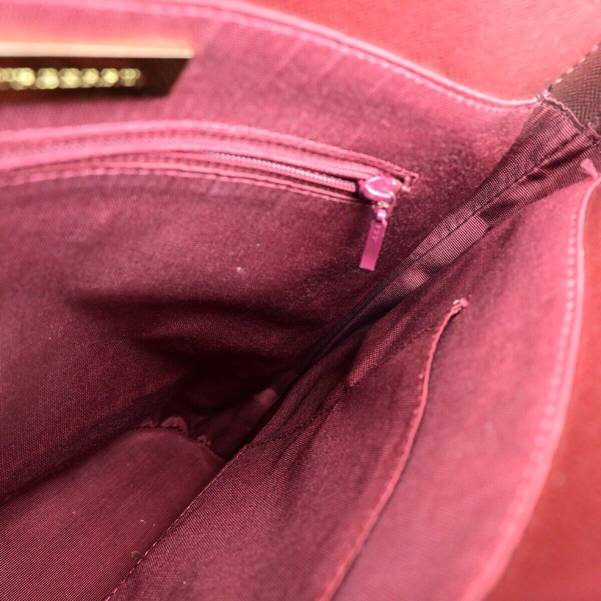 BURBERRY Logo Nova Check Shoulder Bag Canvas Leather Beige Bordeaux 60KA218