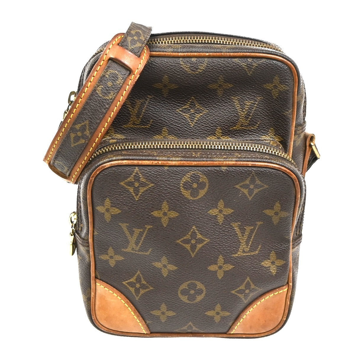 LOUIS VUITTON Amazon Crossbody Shoulder Bag Monogram Leather BN M45236 39TA532
