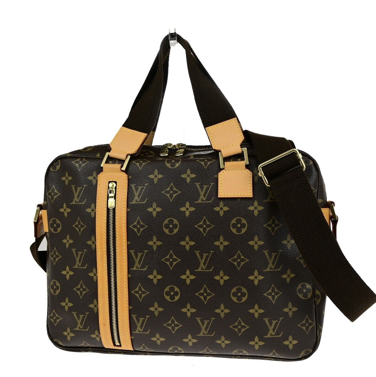 LOUIS VUITTON Sac Bosphore 2way Hand Bag Monogram Leather Brown M40043 667ED347