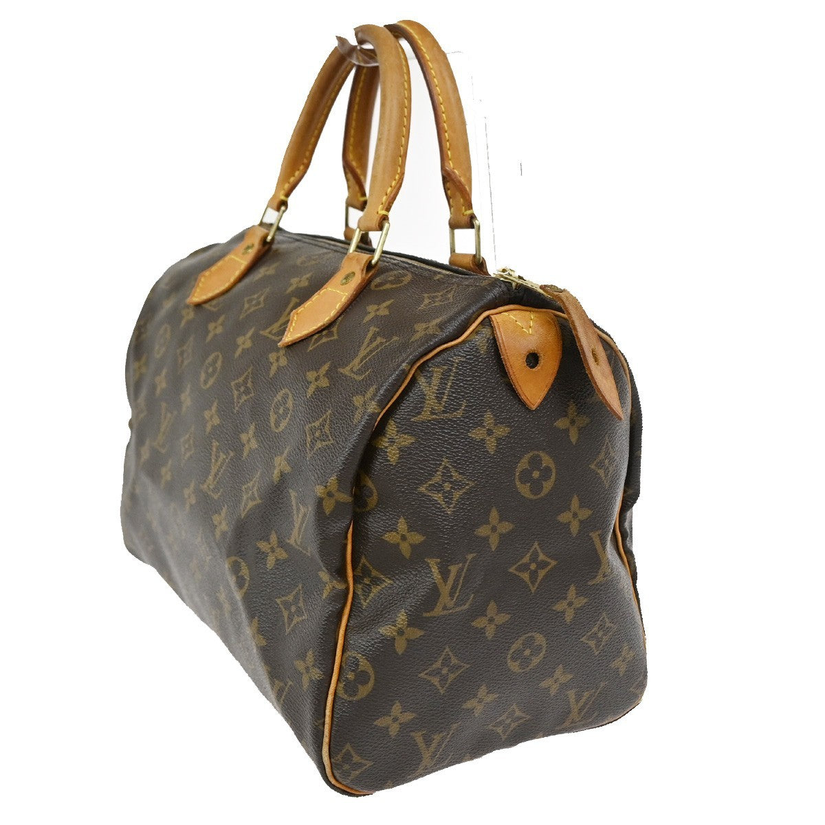 LOUIS VUITTON Speedy 30 Travel Hand Bag Monogram Leather Brown M41526 15CA900