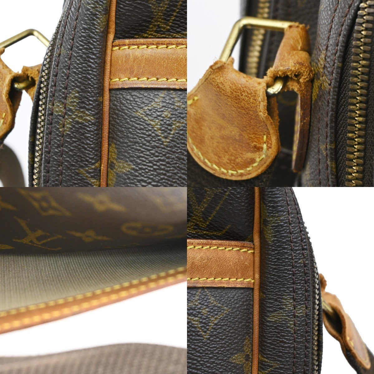 LOUIS VUITTON Reporter GM Crossbody Shoulder Bag Monogram Leather M45252 39KC606