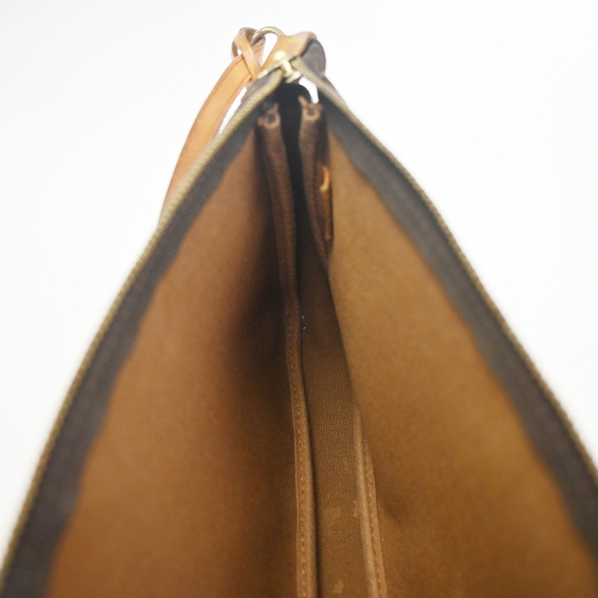 LOUIS VUITTON Pochette Accessoires Hand Bag Monogram Leather BN M51980 18CA666
