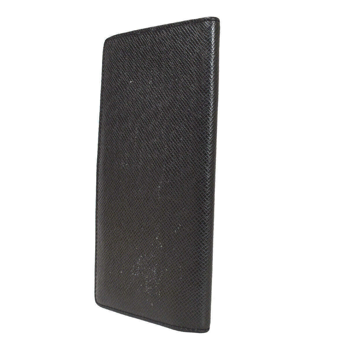 LOUIS VUITTON Portefeuille Long Bifold Wallet Taiga Leather Black M30541 04YC256