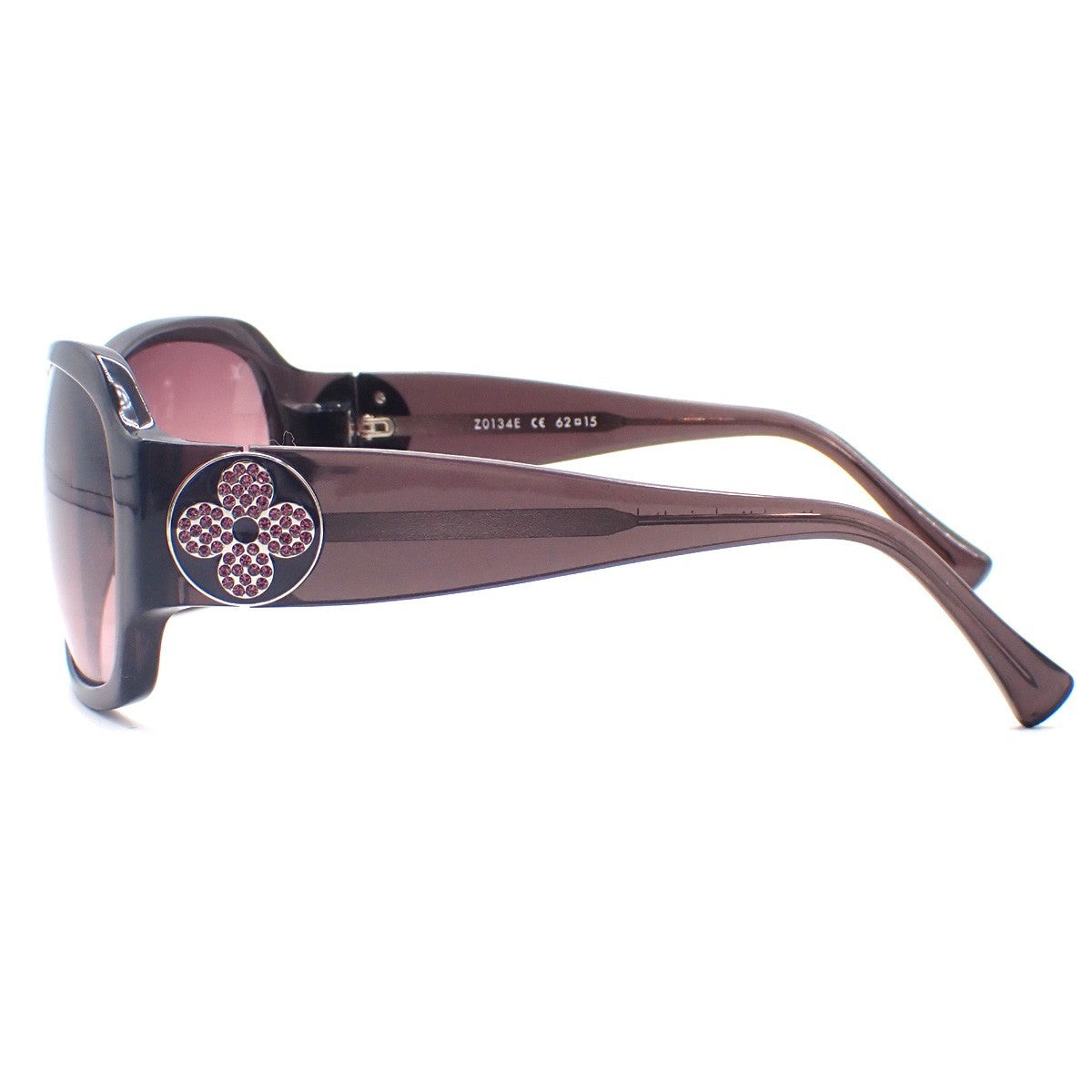 LOUIS VUITTON Sunglasses Eye Wear Metal Plastic BN Purplel Italy Z0134E 38KC959