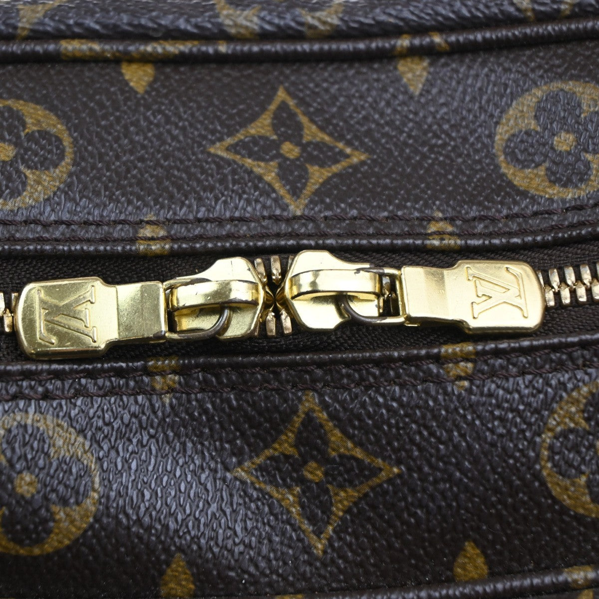 LOUIS VUITTON Sac Bosphore 2Way Hand Bag Monogram Leather Brown M40043 40MA582