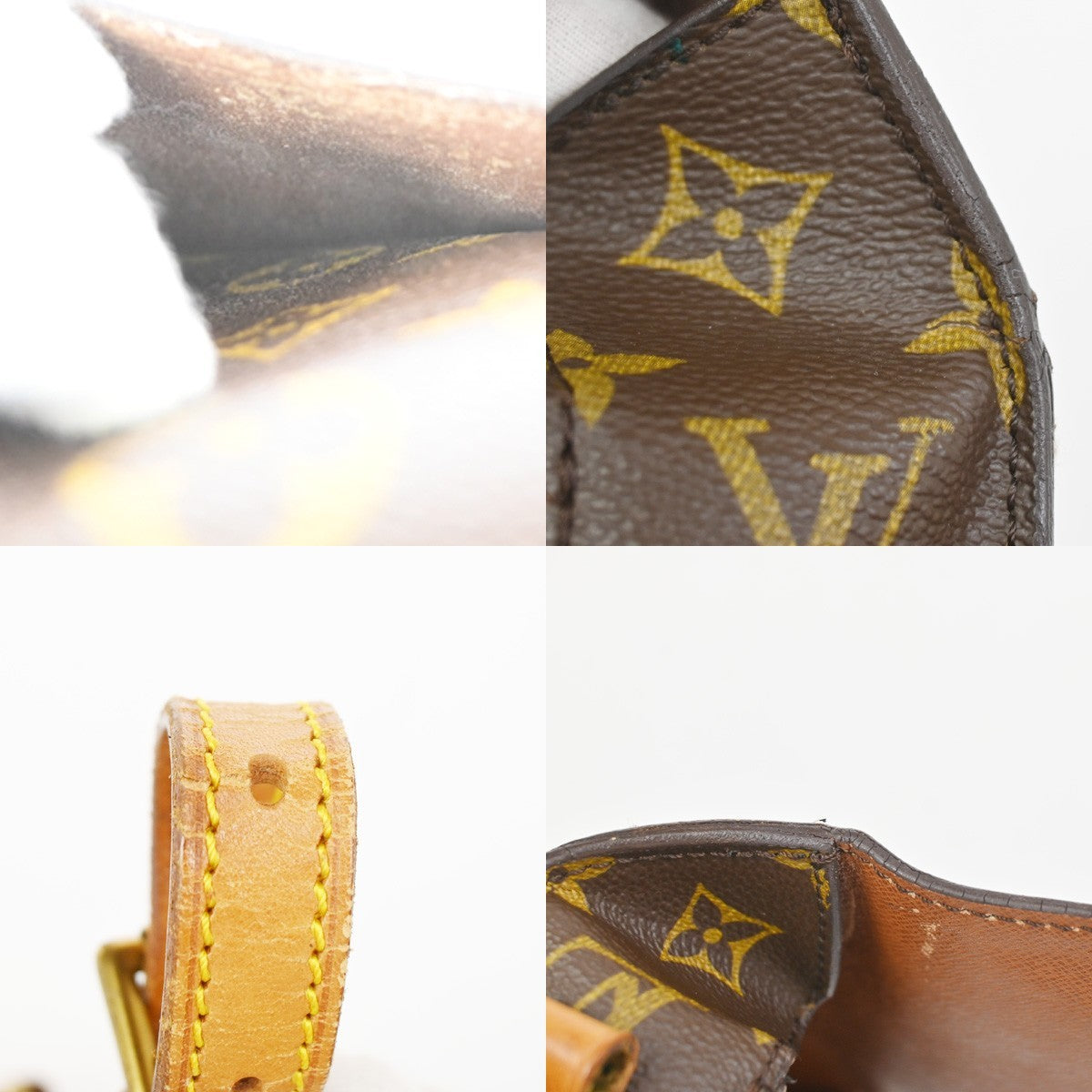 LOUIS VUITTON Mini Saint Cloud Shoulder Bag Monogram Leather BN M51244 88KC484