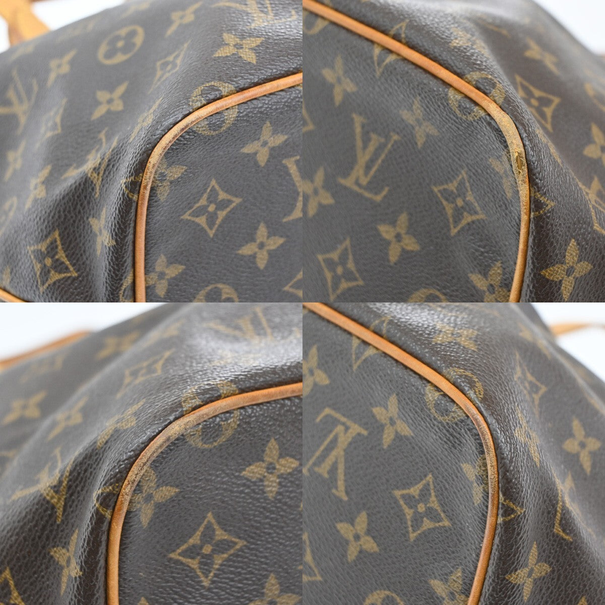 LOUIS VUITTON Palermo PM Shoulder Hand Bag Monogram Leather Brown M40145 88FB534