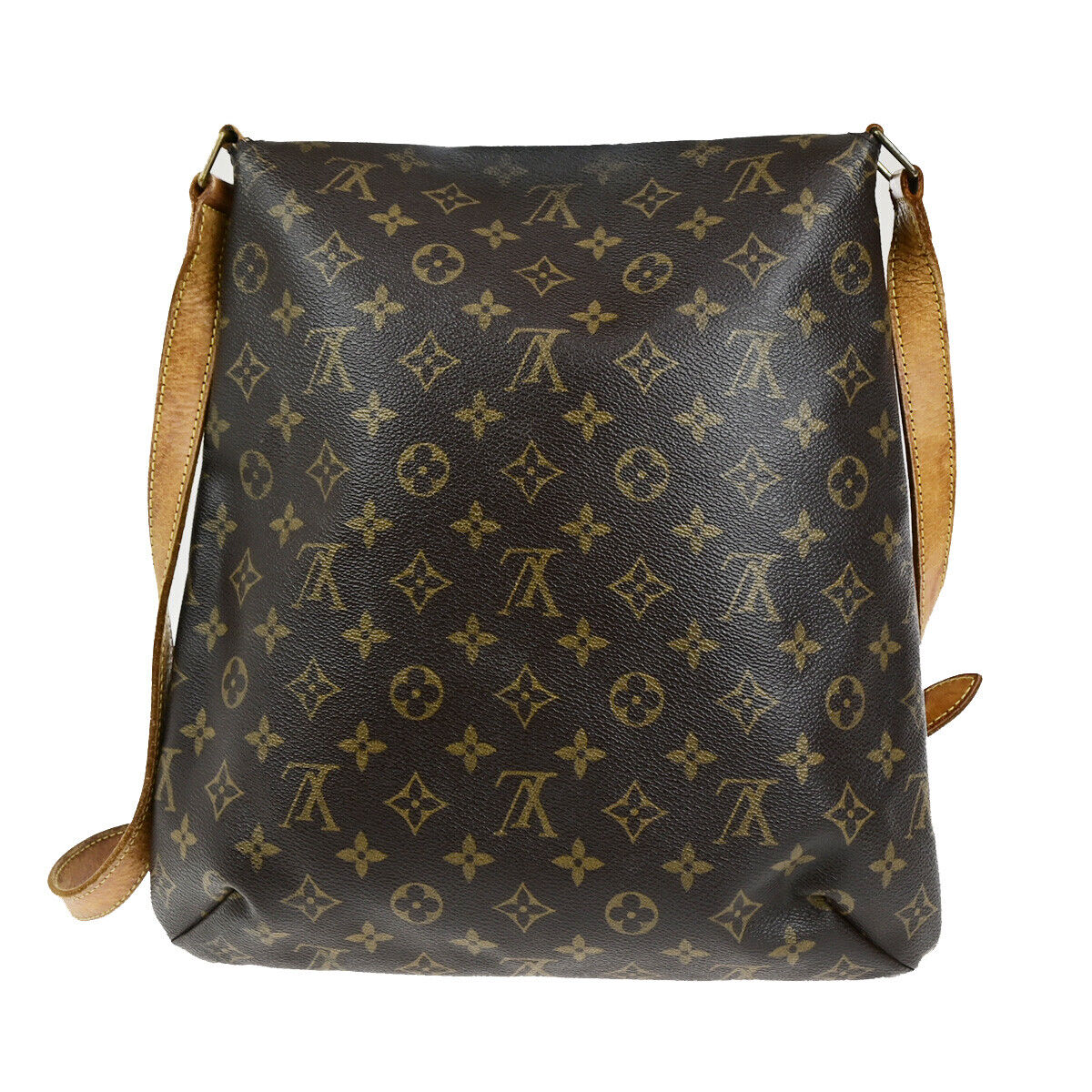 LOUIS VUITTON Musette Shoulder Bag Monogram Leather Brown France M51256 30YG551
