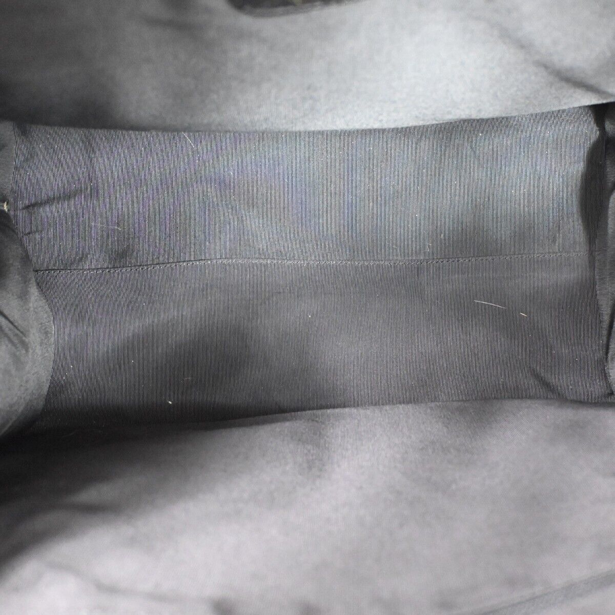 CHANEL CC Logo Shoulder Tote Bag Suede Skin Leather Khaki GHW Vintage 18HB212