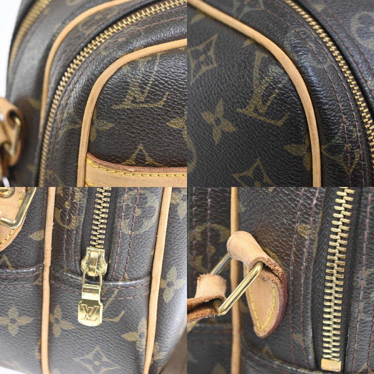LOUIS VUITTON Reporter Crossbody Shoulder Bag Monogram Leather BN M45254 70CA919