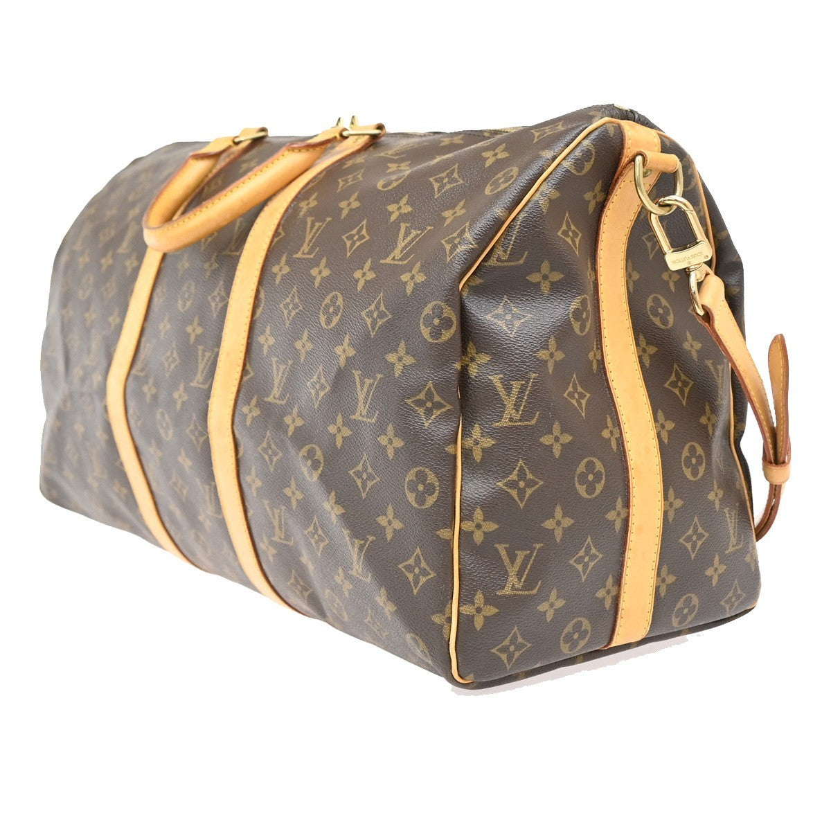 LOUIS VUITTON Keepall Bandouliere 50 2Way Hand Bag Monogram Brown M41416 97EF847