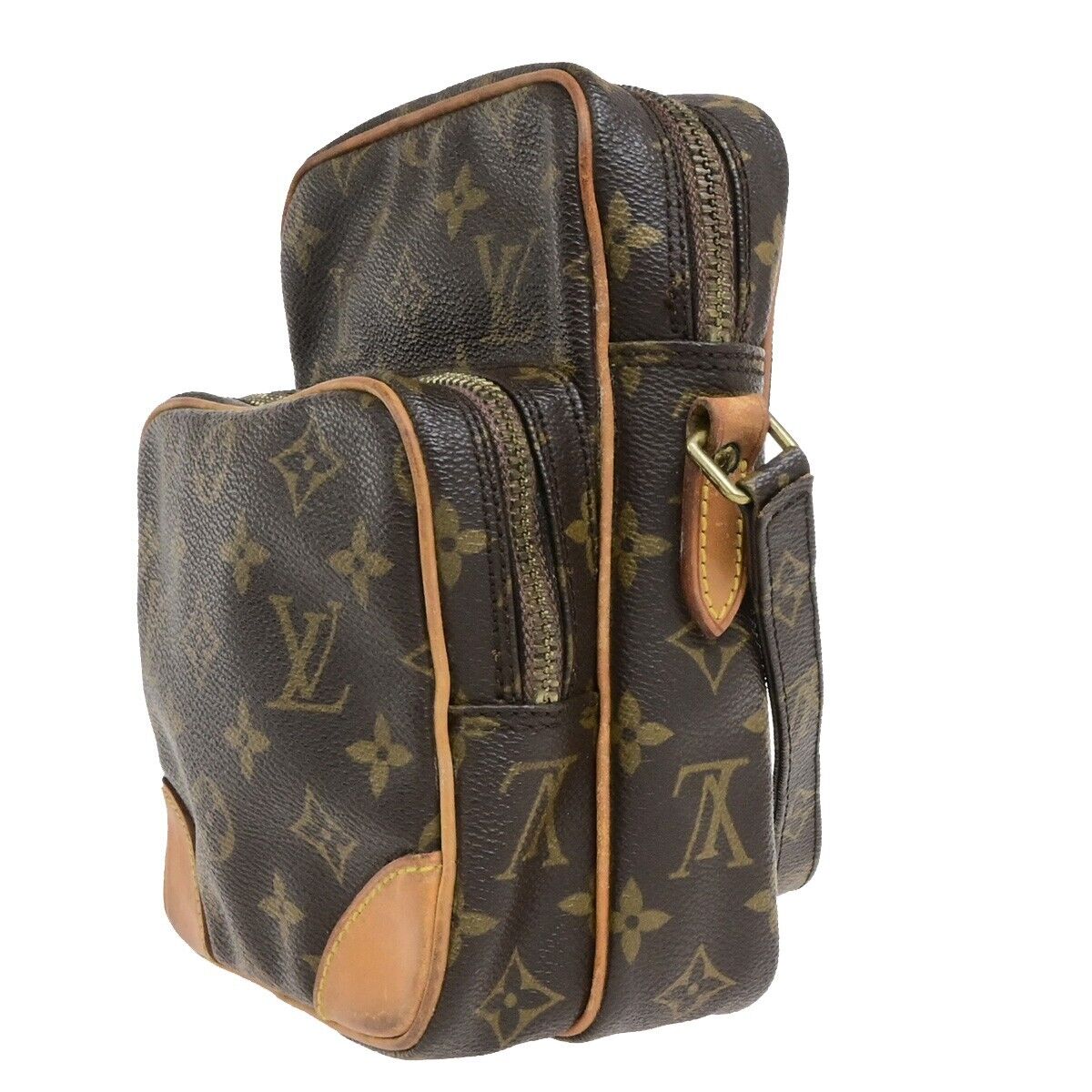 LOUIS VUITTON Amazon Crossbody Shoulder Bag Monogram Leather BN M45236 31FB530