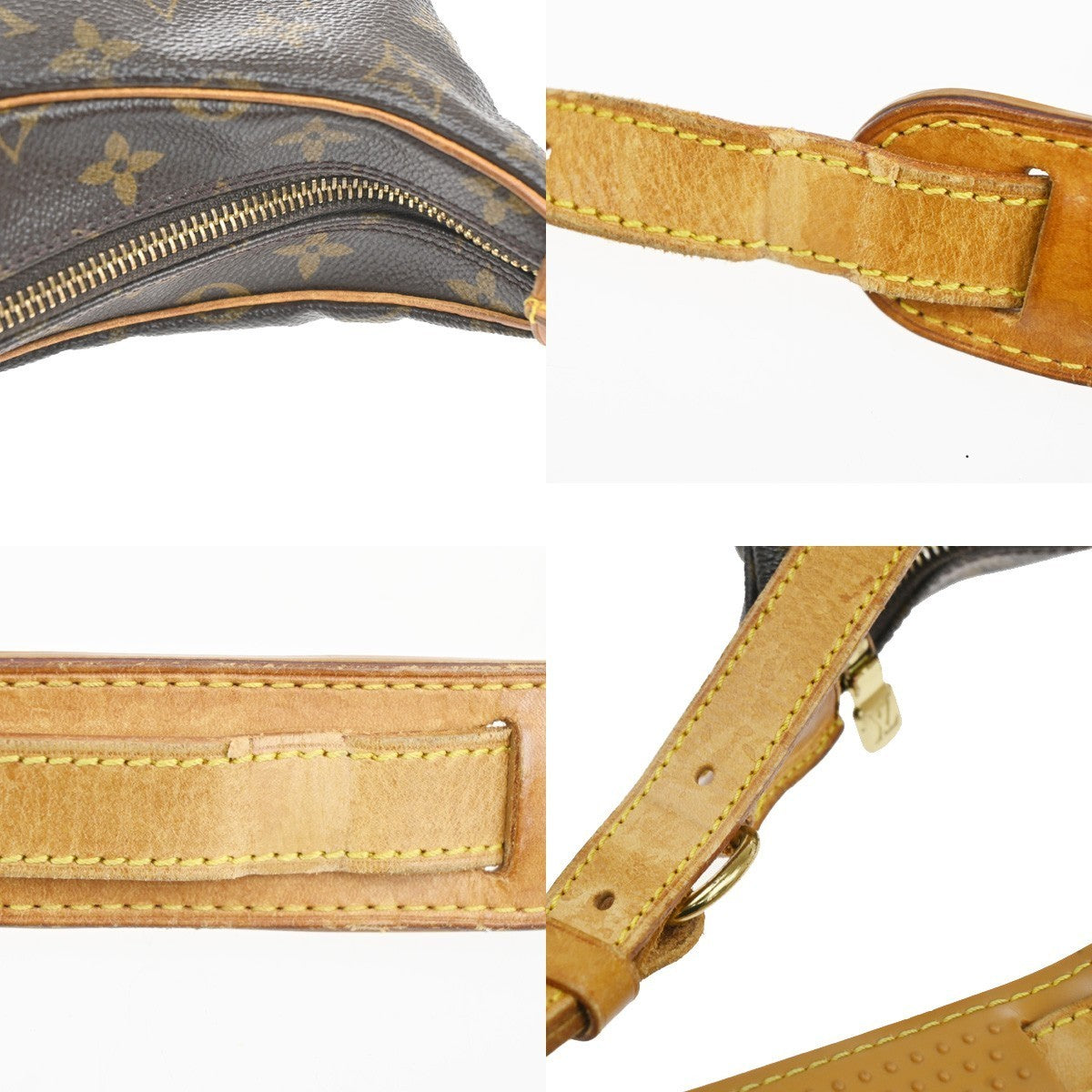 LOUIS VUITTON Boulogne 30 Shoulder Bag Monogram Leather Brown M51265 82CA634