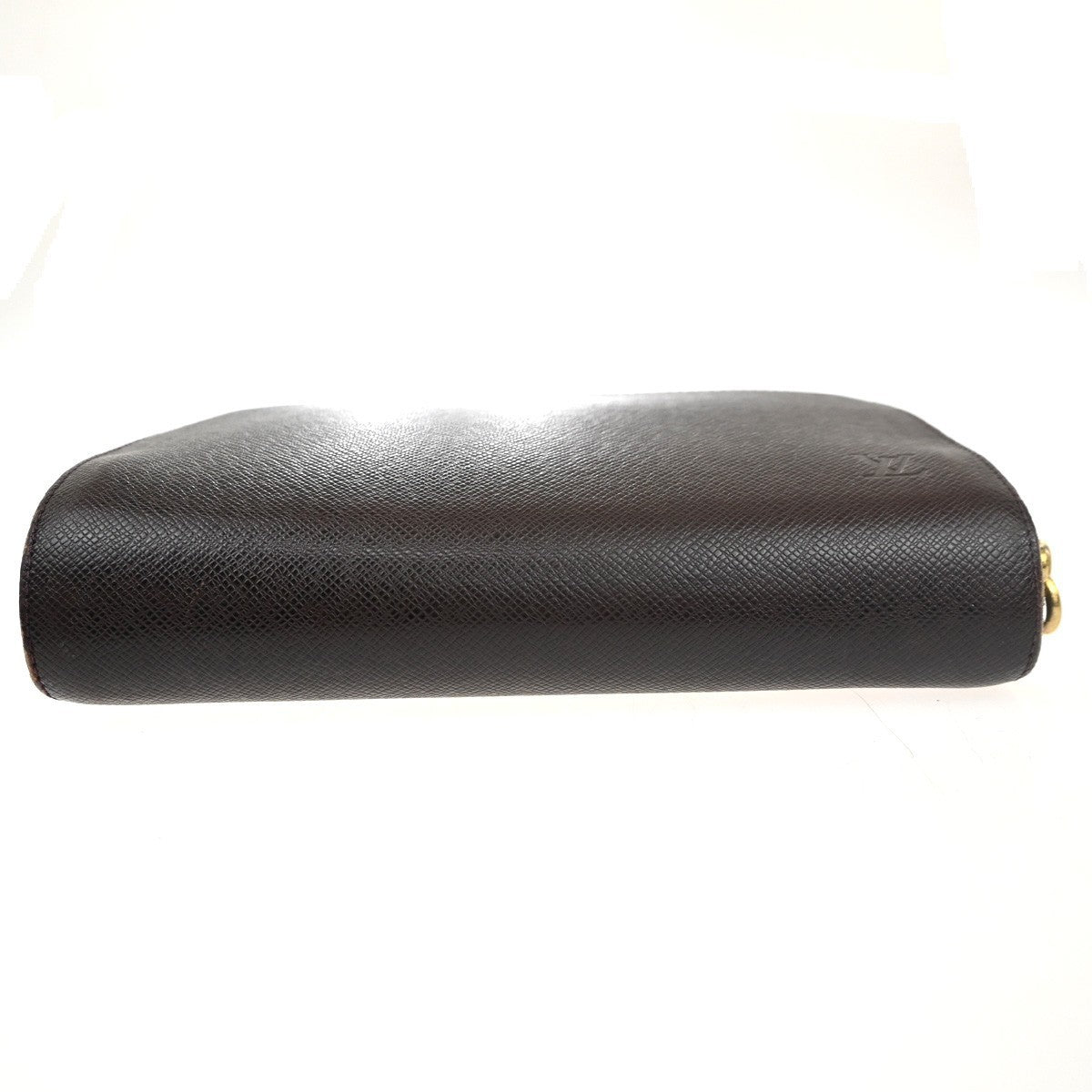 LOUIS VUITTON Baikal Clutch Hand Bag Taiga Leather Acajou France M30186 02MA157