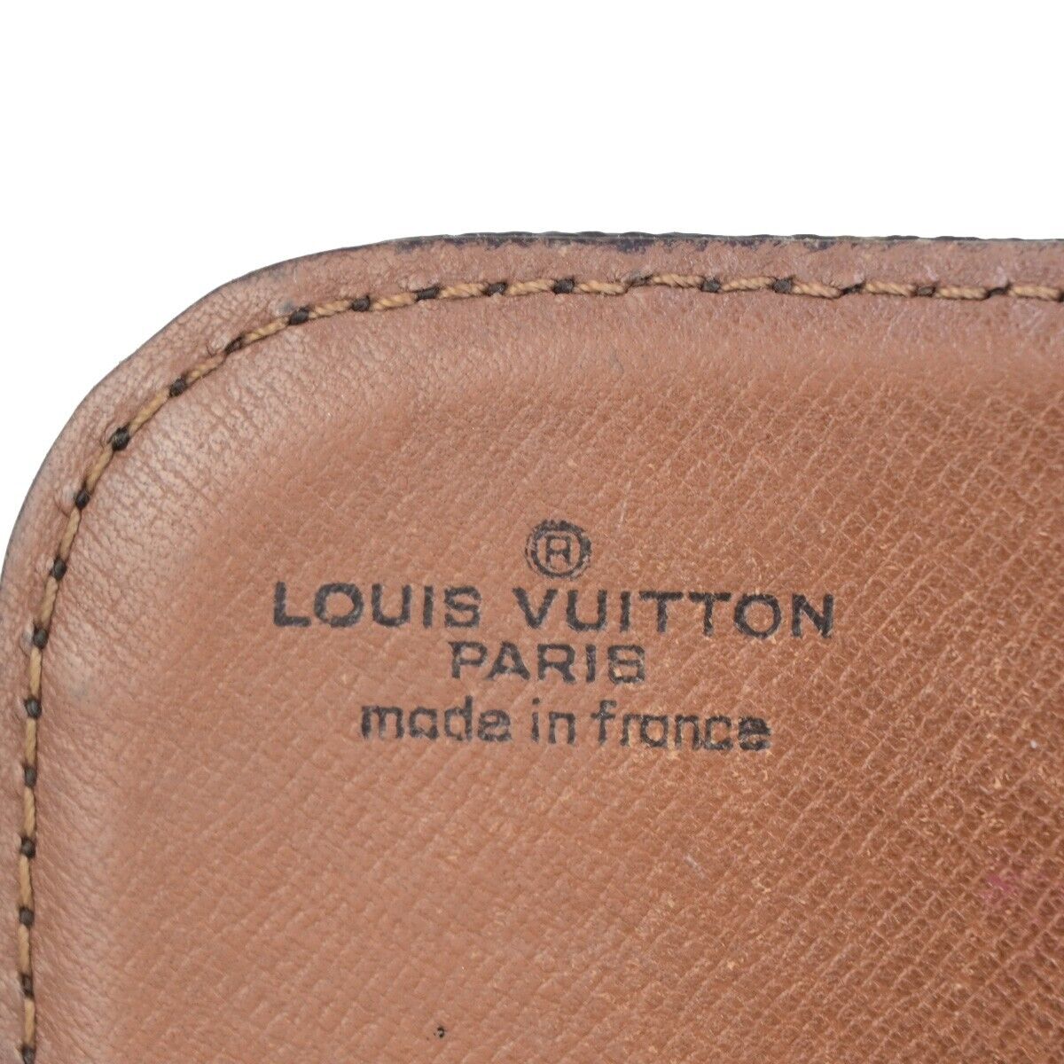 LOUIS VUITTON Cartouchiere MM Shoulder Bag Monogram Leather Brown M51253 30FB216