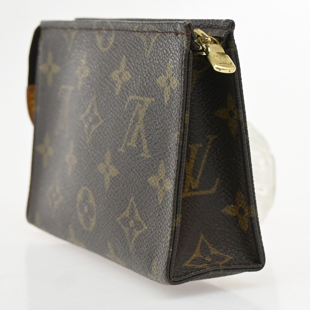 LOUIS VUITTON Poche Toilette 15 Clutch Pouch Bag Monogram Leather M47546 66KB679