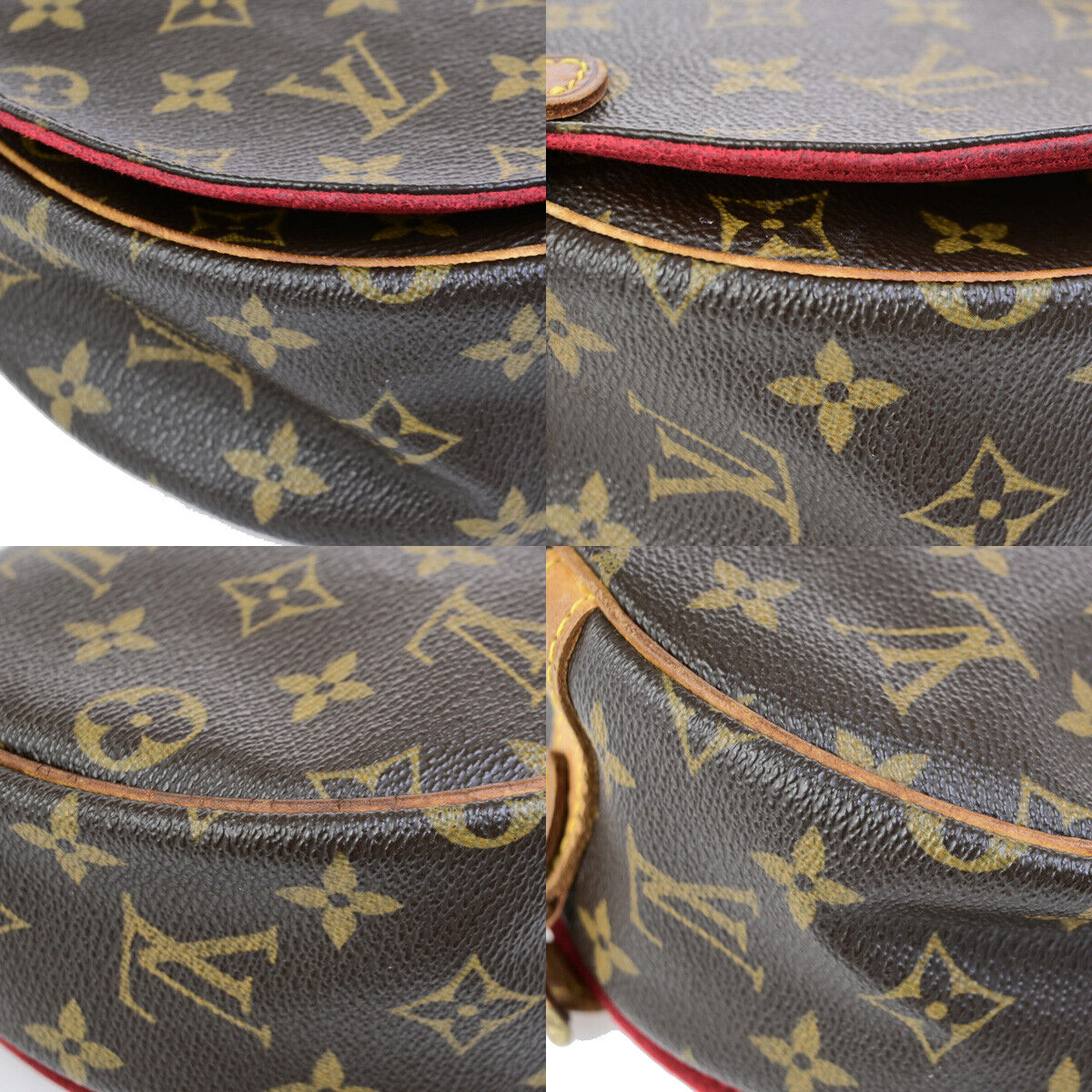 LOUIS VUITTON LV Tambourine Shoulder Bag Monogram Leather Brown M51179 87YG542