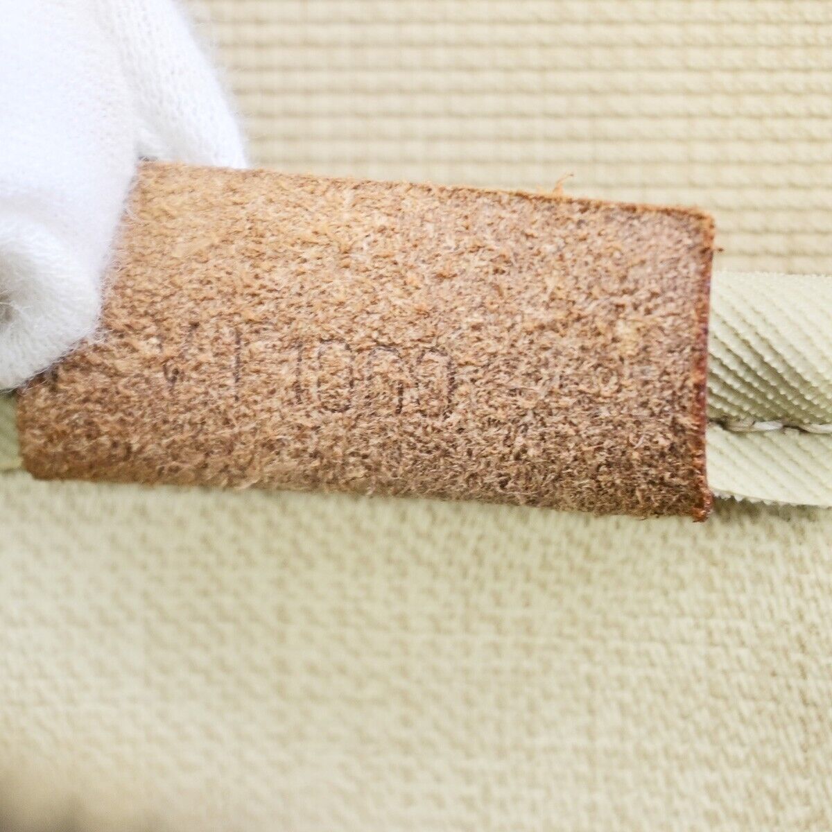 LOUIS VUITTON LV Logo Deauville Hand Bag Monogram Leather Brown M47270 34FB199