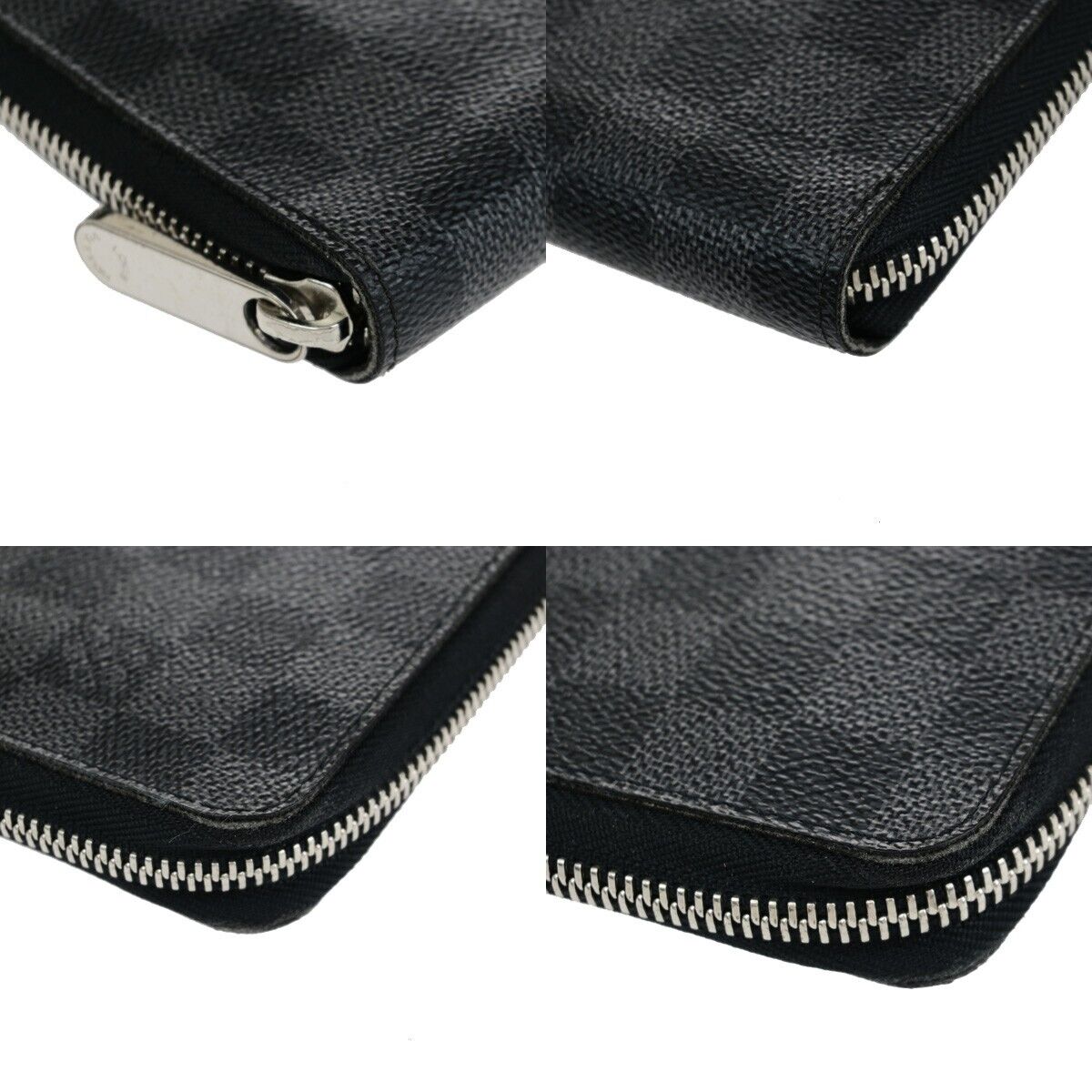 LOUIS VUITTON Zippy Organizer Long Bifold Wallet Damier Graphite N63077 82EB838