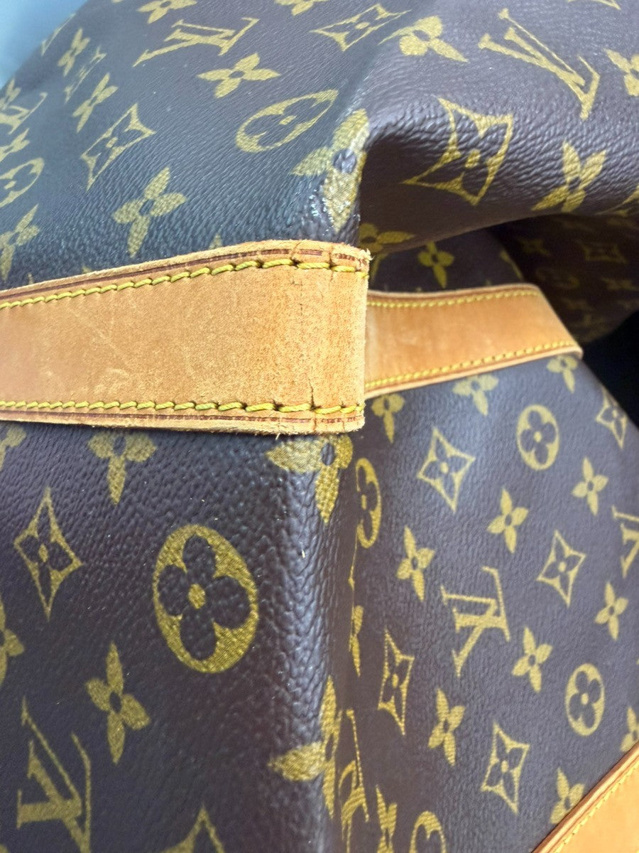 LOUIS VUITTON Keepall 60 Travel Hand Bag Monogram Leather Brown M41422 10YJ275