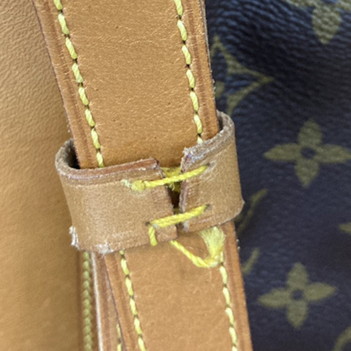 LOUIS VUITTON LV Randonnee PM Shoulder Bag Monogram Leather Brown M42243 99EE238
