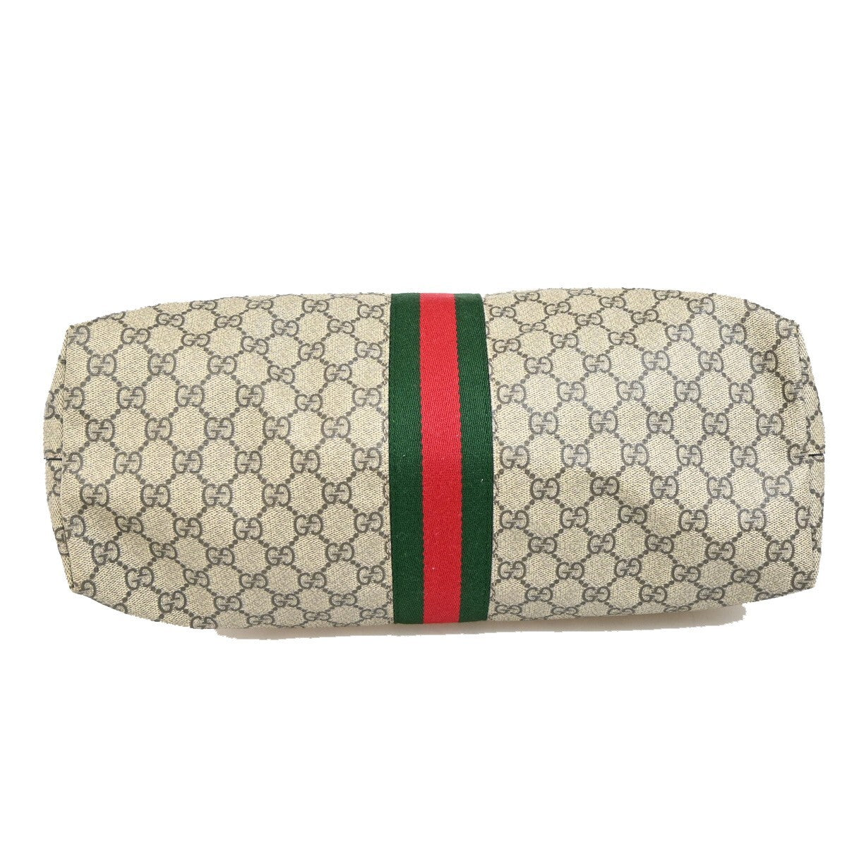 GUCCI Logo GG Pattern Ophidia Shoulder Tote Bag Supreme Leather Brown 42EE266