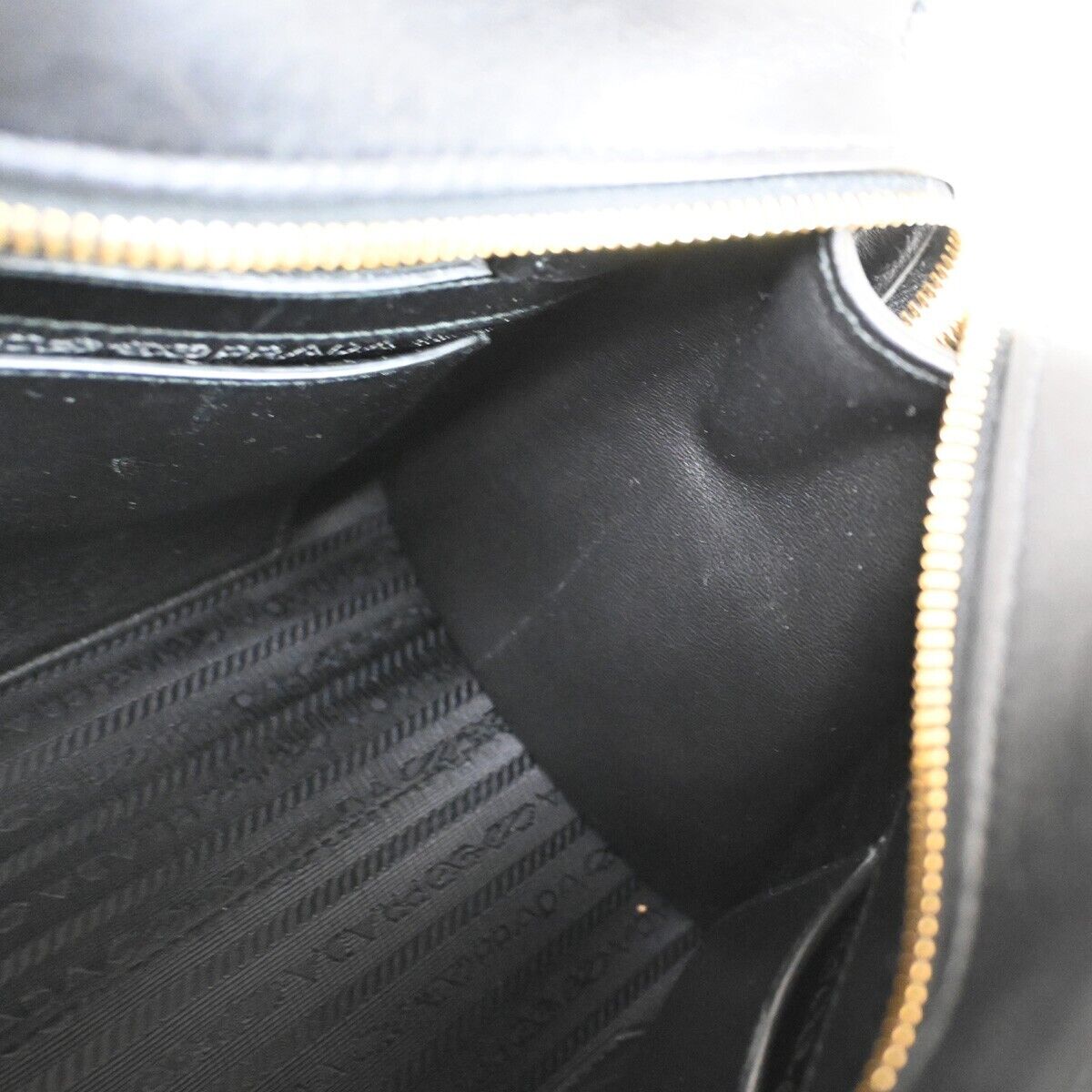 PRADA MILANO Esplanade 2Way Shoulder Hand Bag Saffiano Leather BK BX 52RJ279