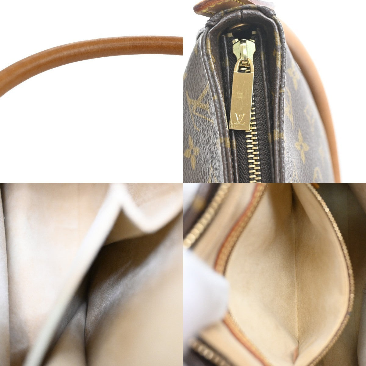 LOUIS VUITTON Looping MM Shoulder Bag Monogram Leather BN France M51146 22SA142