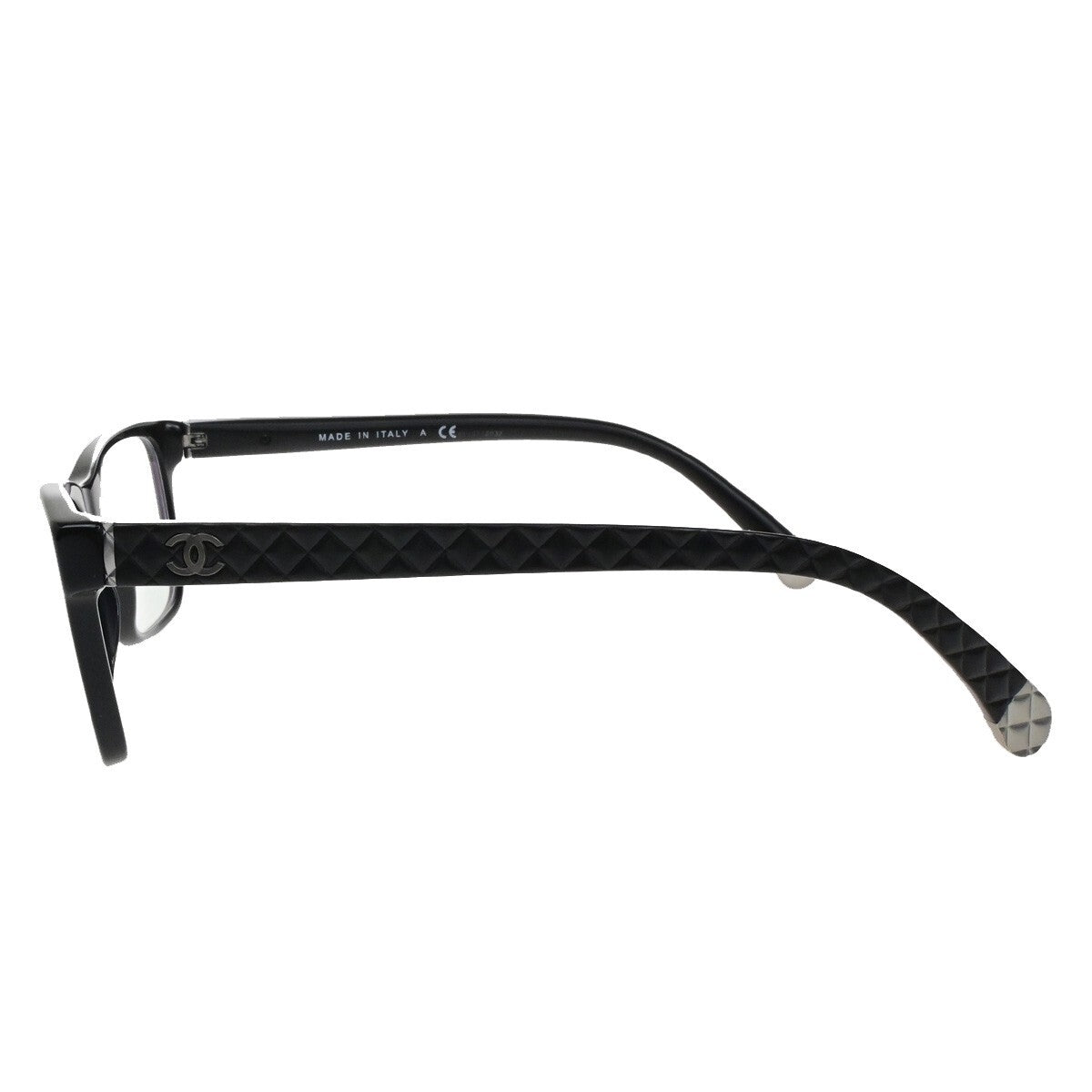 CHANEL CC Logo Matelasse Glasses Eye Wear Plastic Plastic BK 3325 Italy 05RL098
