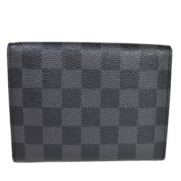 LOUIS VUITTON Portefeuille Compact Bifold Wallet Damier Graphite N63083 76MZ969