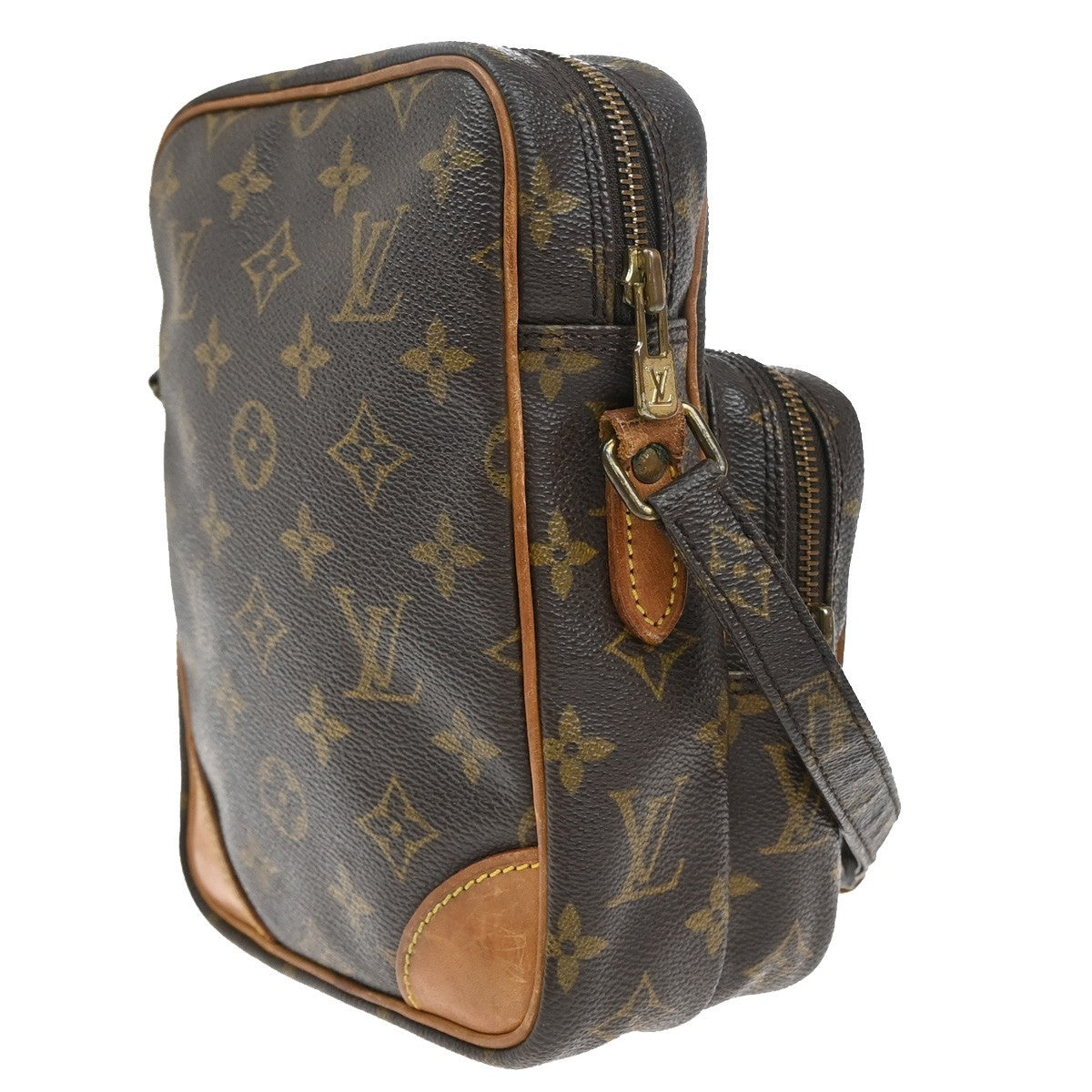 LOUIS VUITTON Amazone Shoulder Bag Monogram Leather Brown France M45236 69CA200