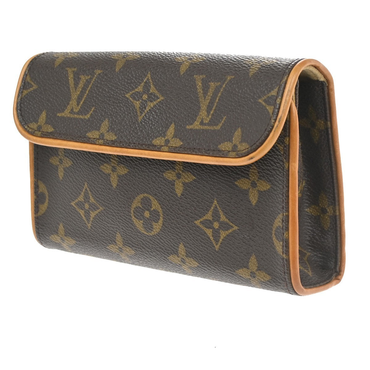 LOUIS VUITTON Pochette Florentine Bum Bag Monogram Leather Brown M51855 76CA737