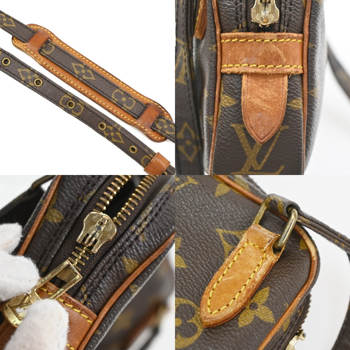 LOUIS VUITTON Marly Bandouliere Shoulder Bag Monogram Leather BN M51828 65PA092