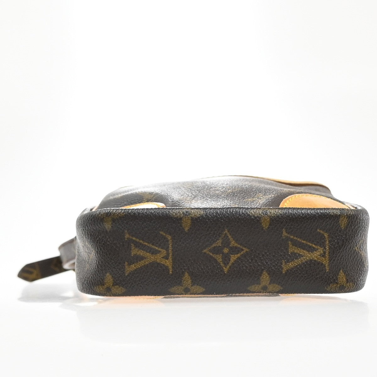 LOUIS VUITTON Danube Shoulder Bag Monogram Leather Brown France M45266 32EF959