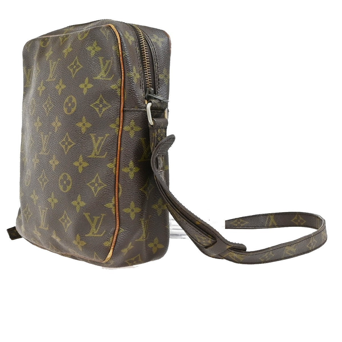 LOUIS VUITTON Petit Marceau Shoulder Bag Monogram Leather Brown M40264 04EE194