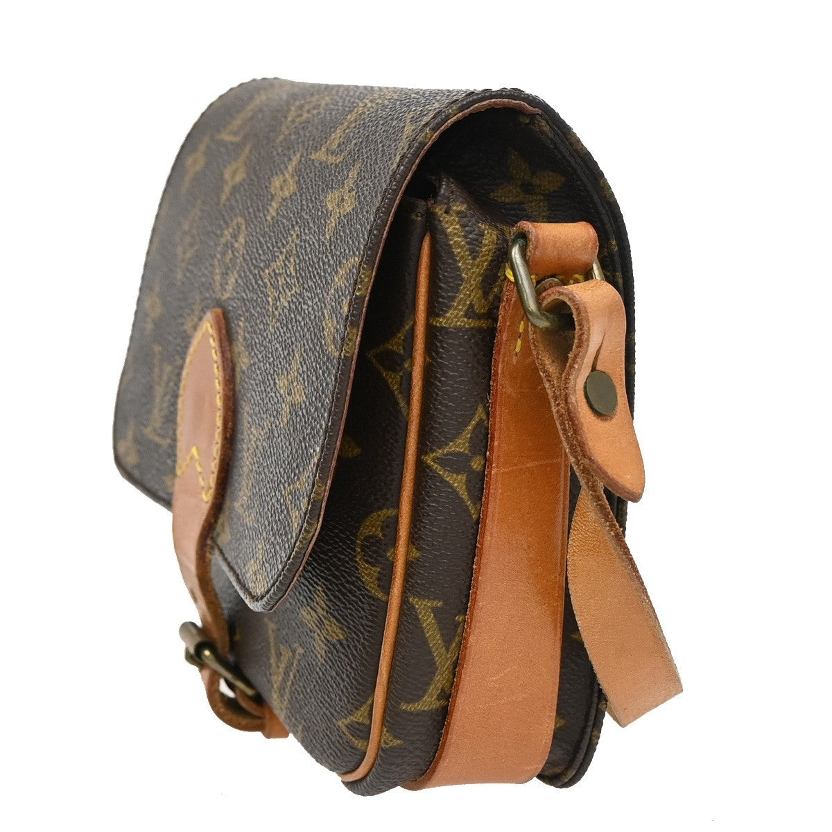 LOUIS VUITTON Mini Cartouchiere Shoulder Bag Monogram Leather BN M51254 62TA010
