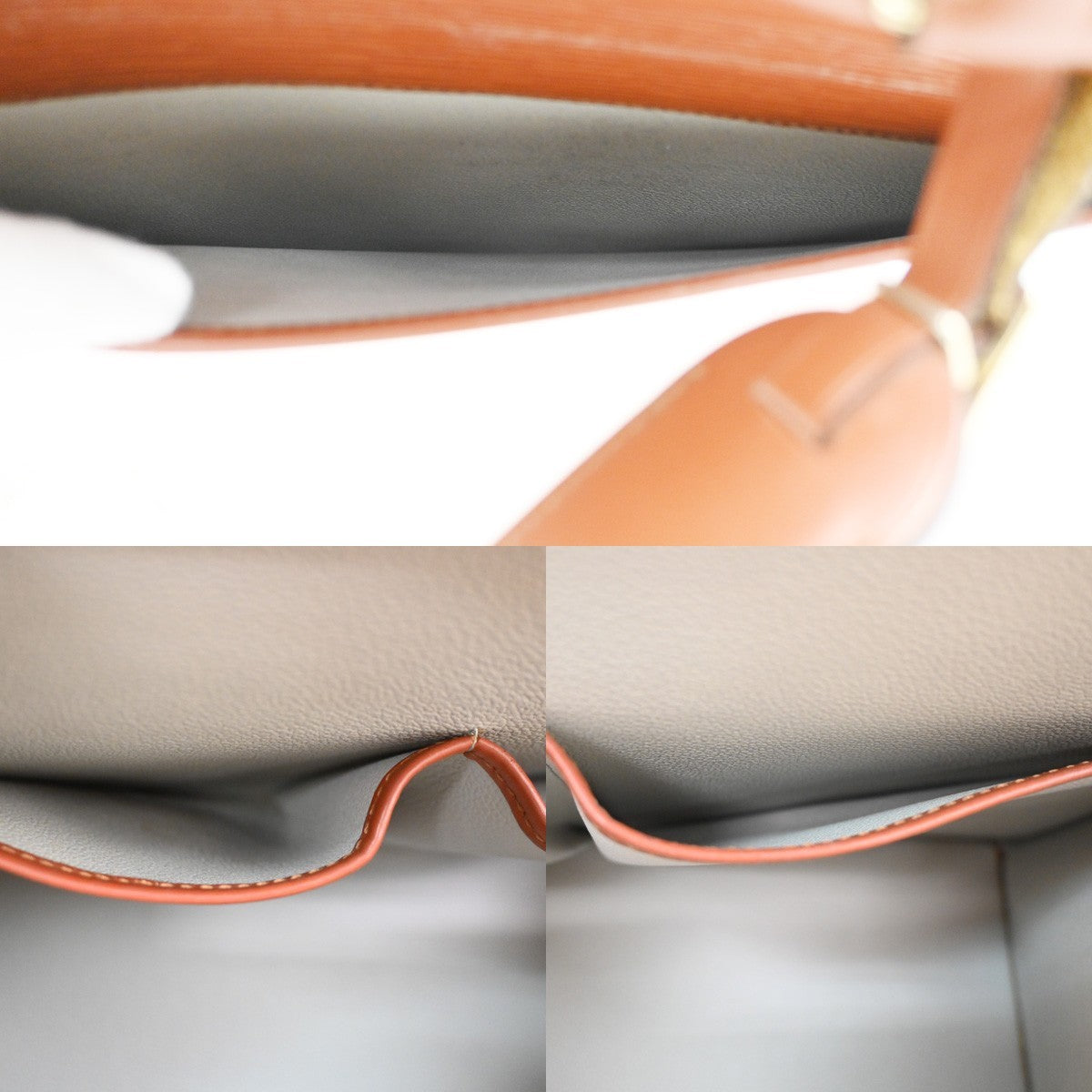 LOUIS VUITTON LV Logo Riviera Hand Bag Epi Leather Brown France M48183 88CA775