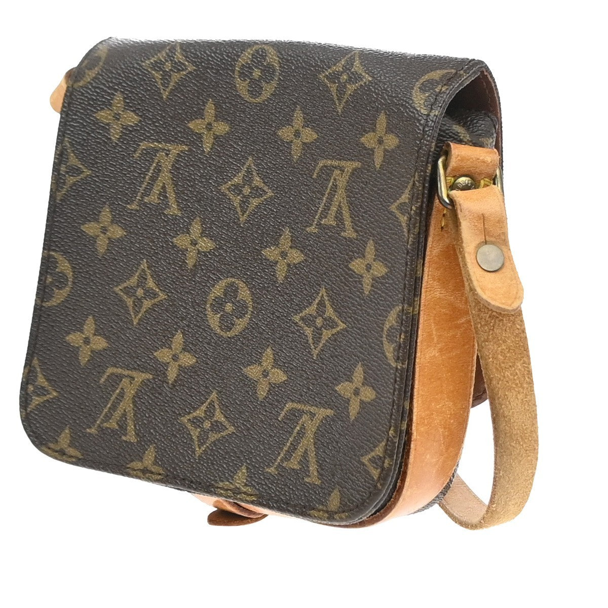 LOUIS VUITTON Mini Cartouchiere Shoulder Bag Monogram Leather BN M51254 70YJ228