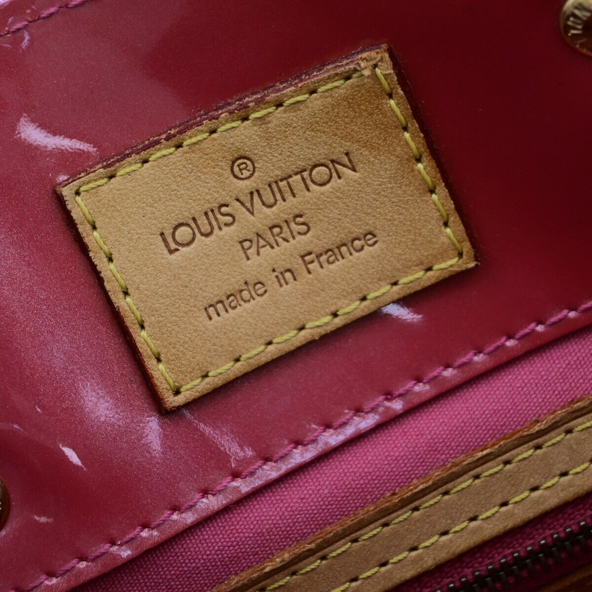 LOUIS VUITTON Read PM Hand Bag Monogram Vernis Patent Leather PK M9132F 09ED970