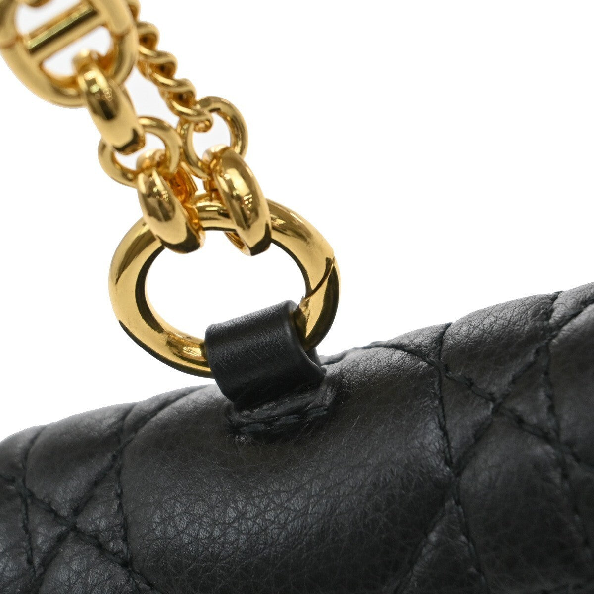 CHRISTIAN DIOR Logo Lady Cannage Air Pods Case Leather Black GHW Italy 82RF260