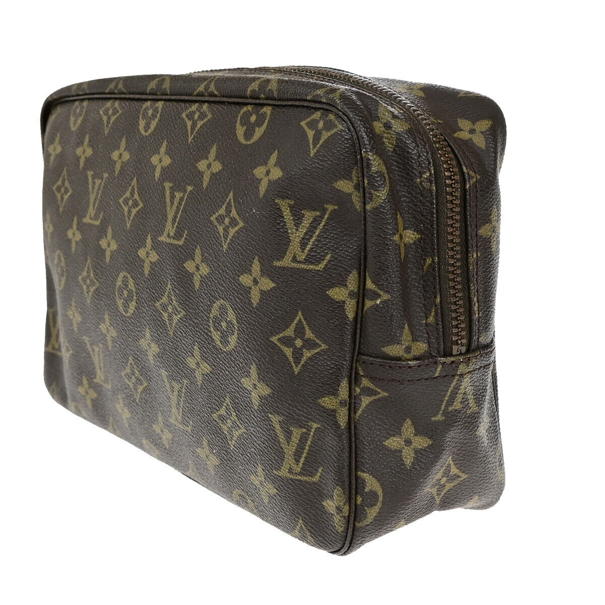 LOUIS VUITTON Trousse Toilette 28 Clutch Hand Bag Monogram Brown M47522 64SJ382