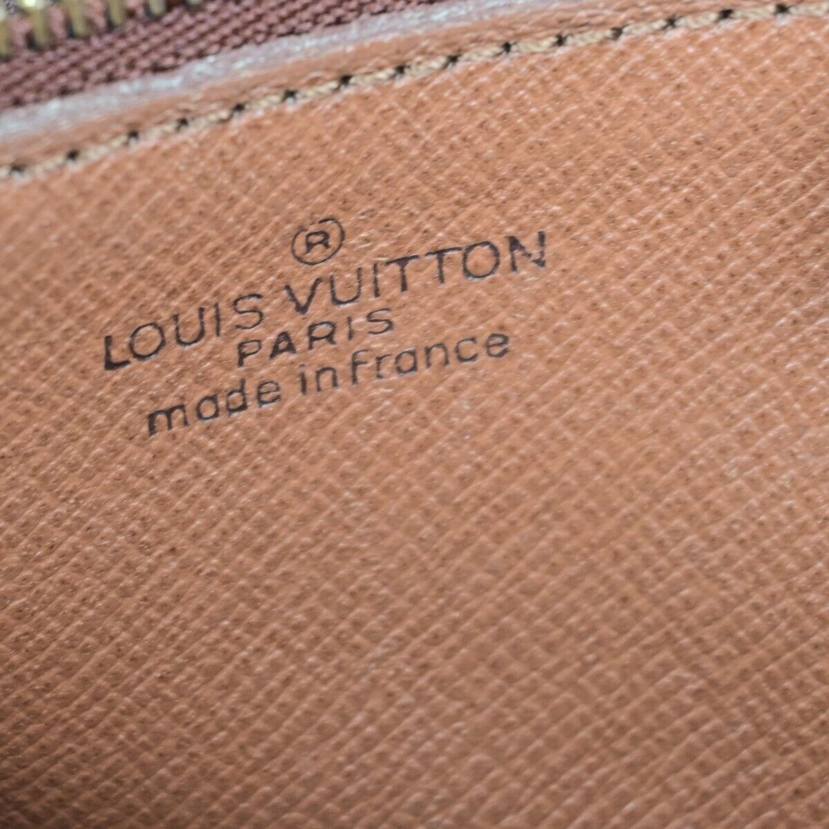 LOUIS VUITTON Jeune Fille PM Shoulder Bag Monogram Leather Brown M51227 61EE025