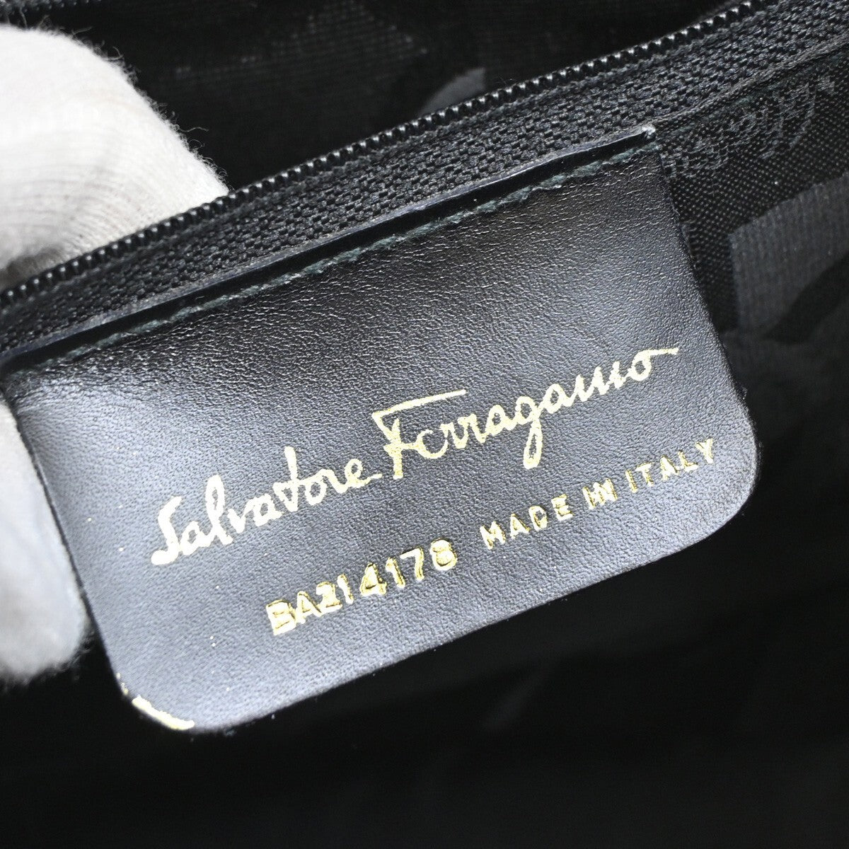 SALVATORE FERRAGAMO Logo Vara 2Way Shoulder Hand Bag Leather Brown Italy 65FB826