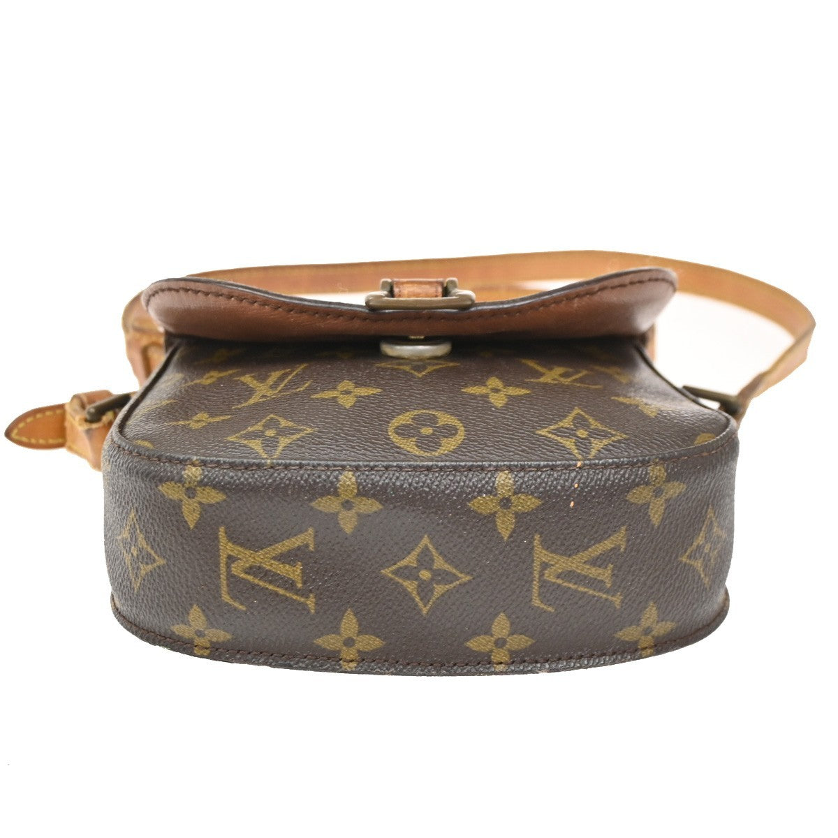 LOUIS VUITTON Mini Saint Cloud Shoulder Bag Monogram Leather BN M51244 64ZA075